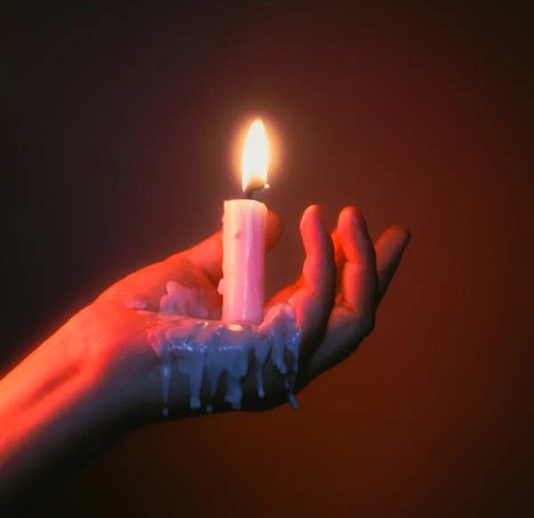 if a candle burns fast spiritually 